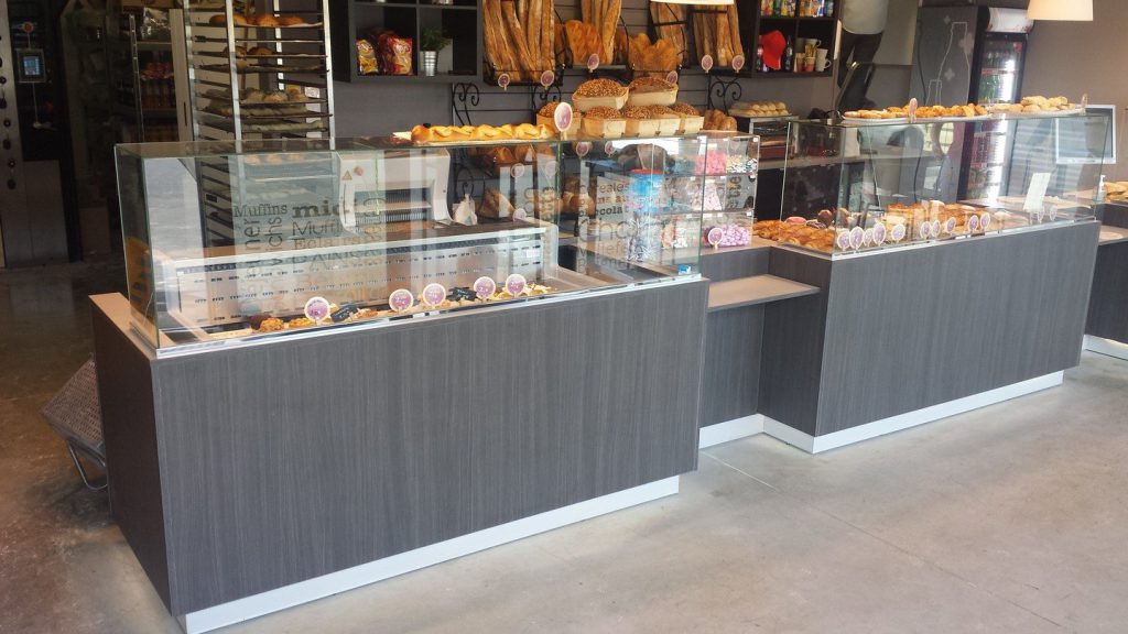 Comptoirs d'une autre boulangerie de l'enseigne